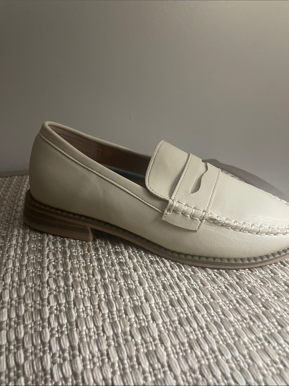 KAYLEEN By Los Angeles Cream Penny Loafers